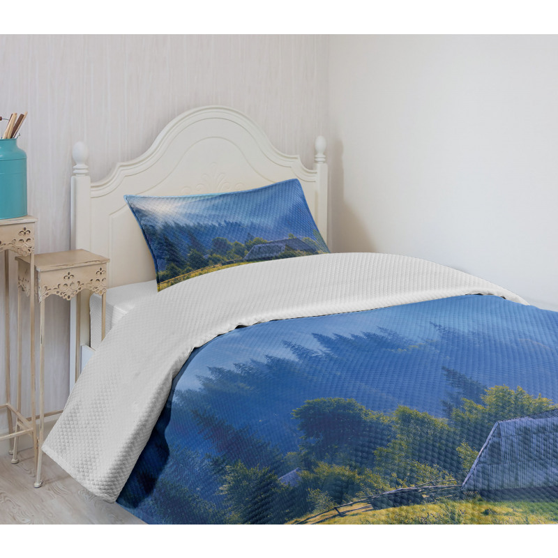 Mountain Village Ukraine Bedspread Set