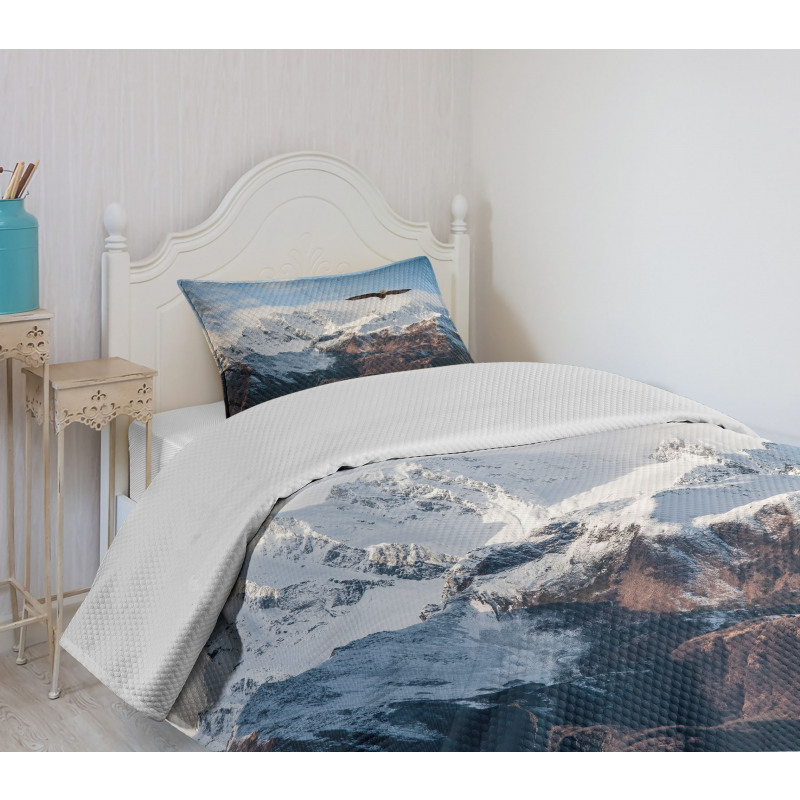 Mountain Flying Eagle Bedspread Set