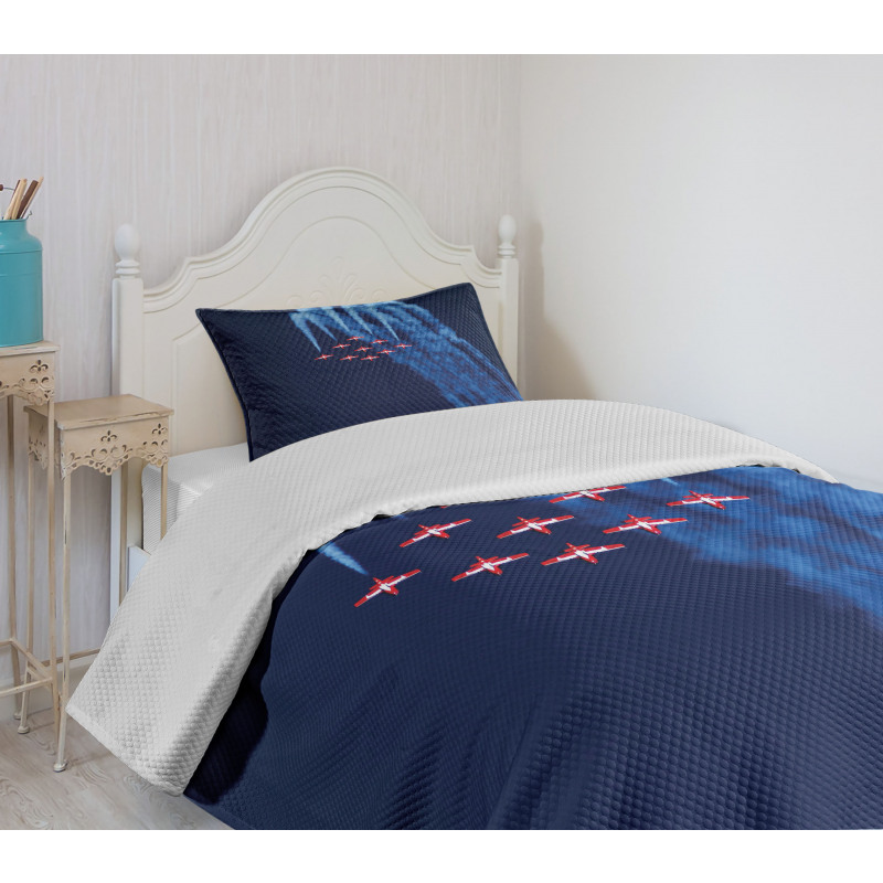 Canadian Snowbirds Bedspread Set