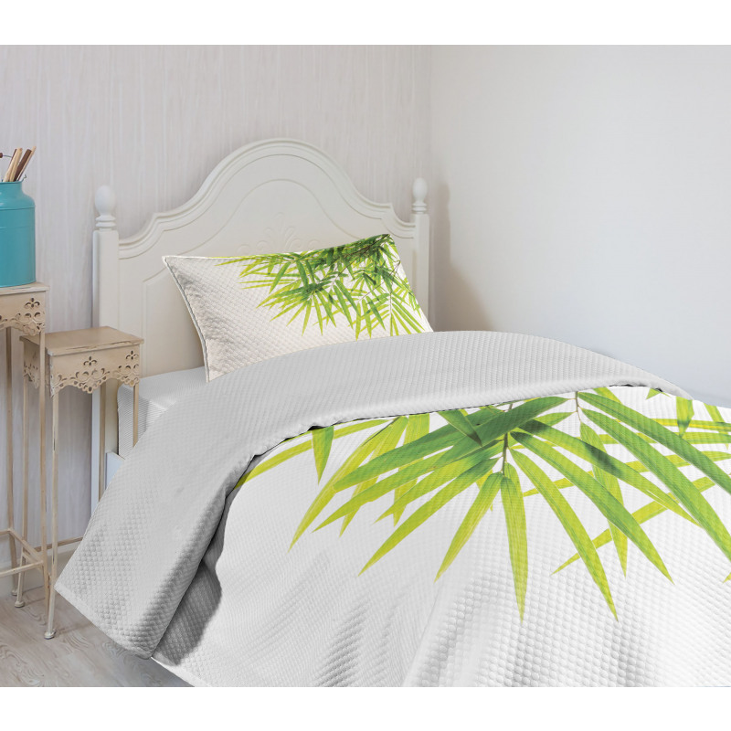 Bamboo Leaf Peace Bedspread Set