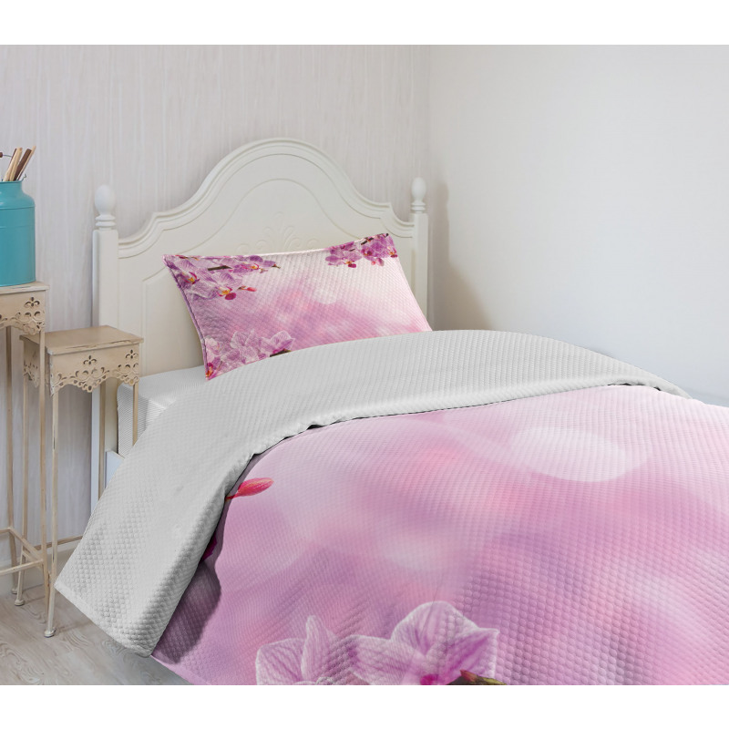 Orchid Spring Petals Spa Bedspread Set