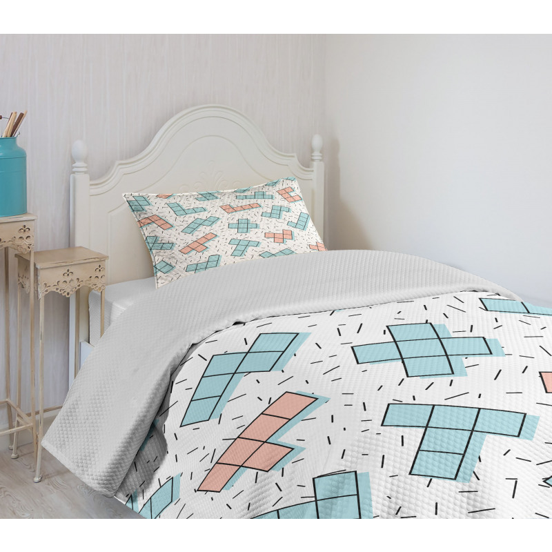 Retro Vintage Abstract Bedspread Set