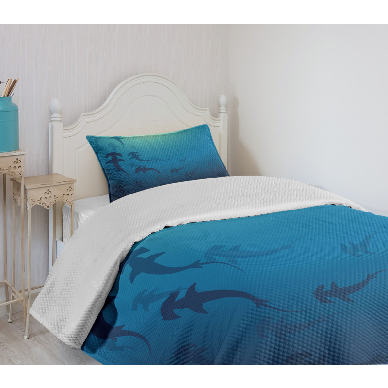 Hammerhead Shark Bedspread Set