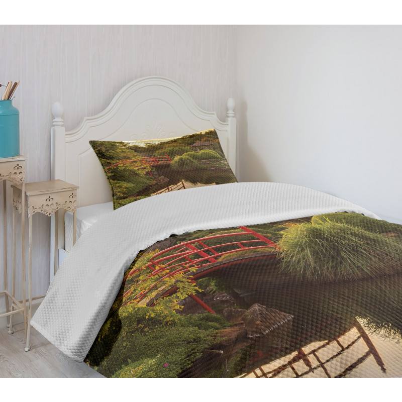 Garden Asia Peace Bedspread Set