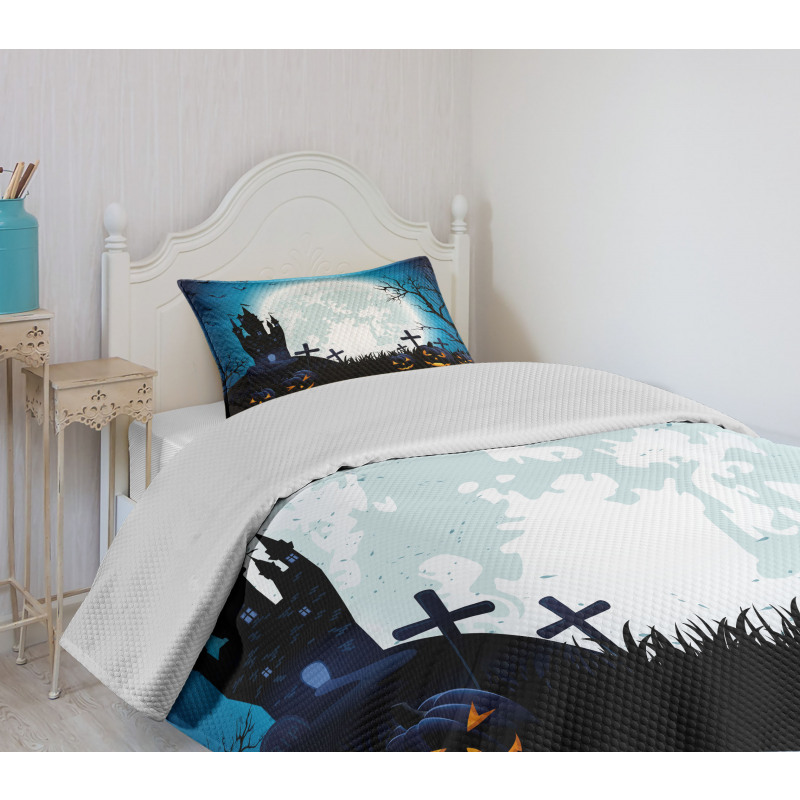 Moon Pumpkins Bedspread Set