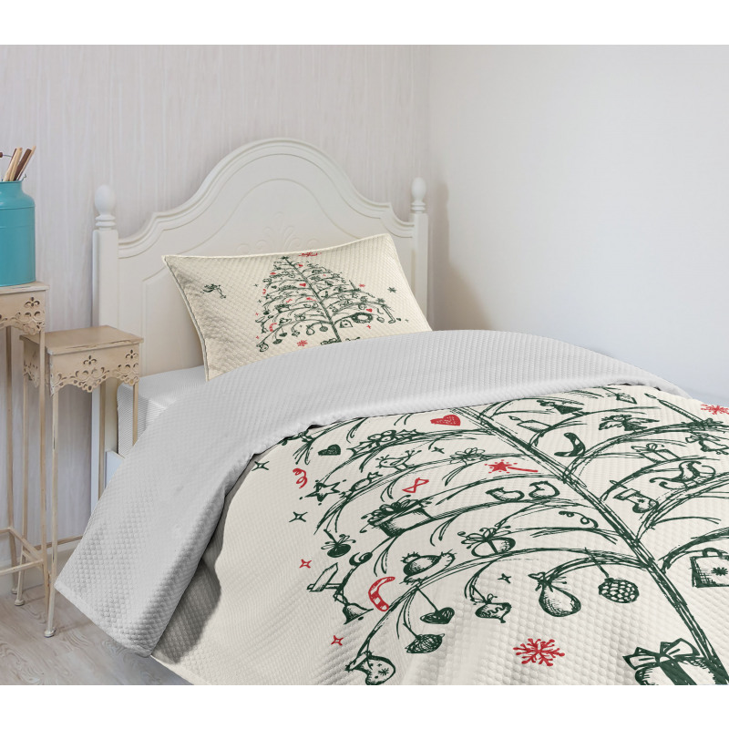 Tree and Fairies Bedspread Set