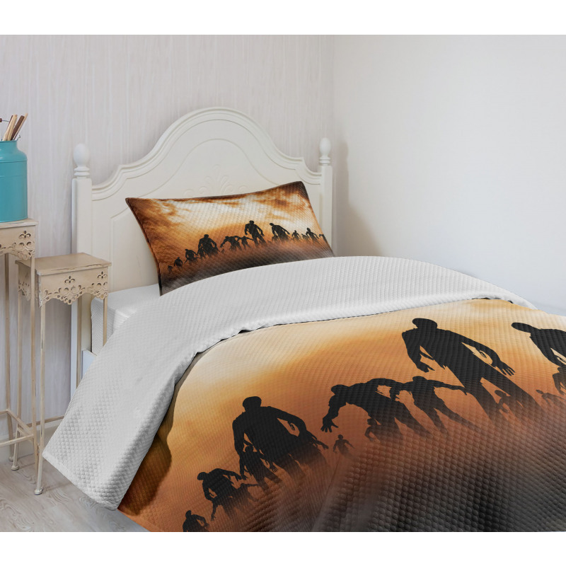 Zombies Misty Bedspread Set