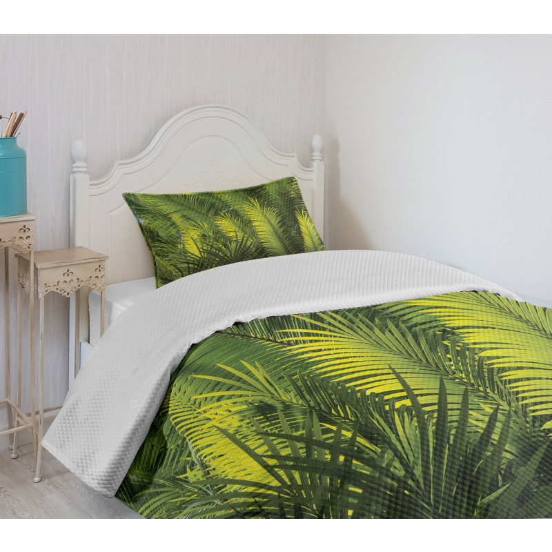 Palm Trees Exotic Bedspread Set