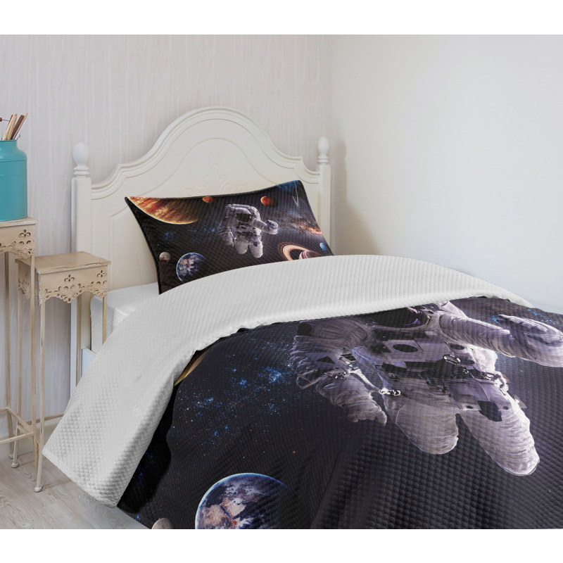 Planets Galaxies Bedspread Set