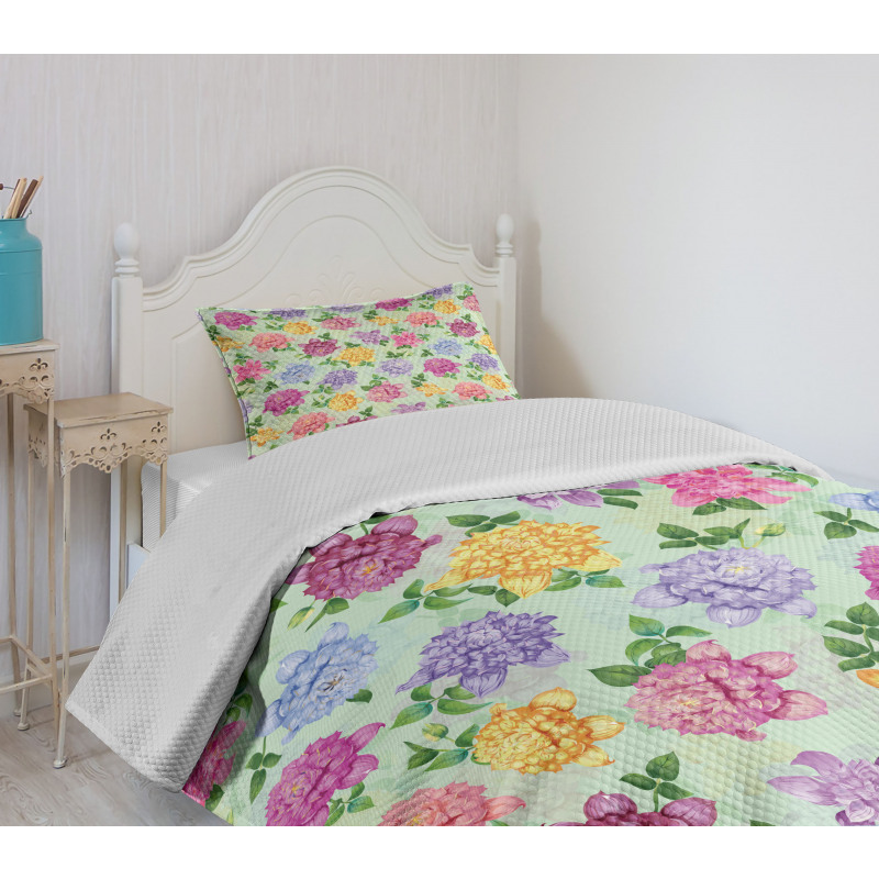 Floral Beauty Bridal Bedspread Set