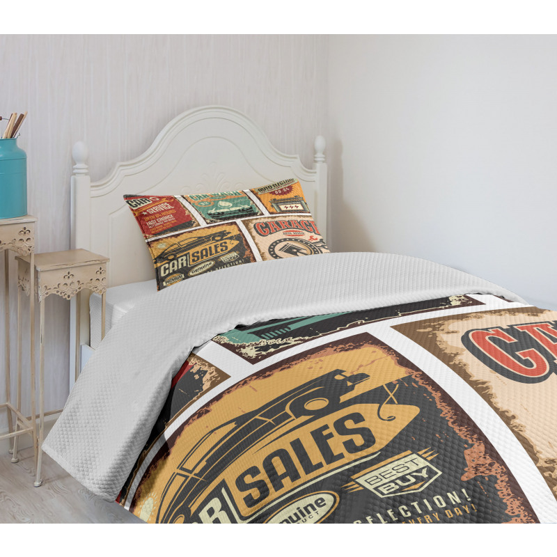 Grunge Funk Style Bedspread Set