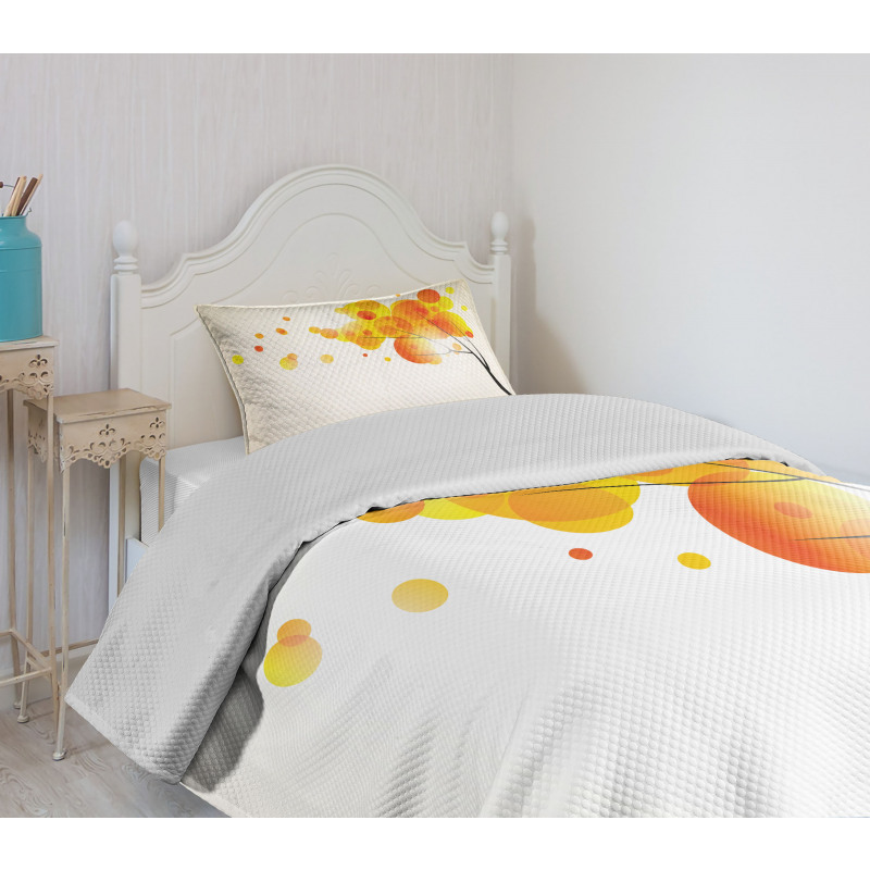 Autumn Sun and Trees Bedspread Set