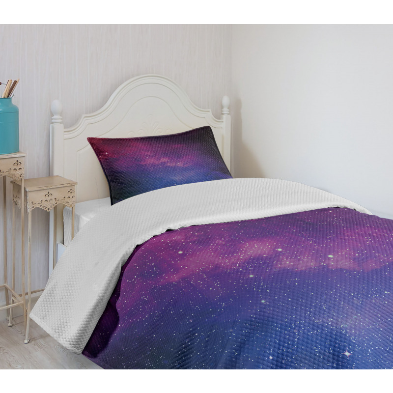 Stardust Space Rainbow Bedspread Set