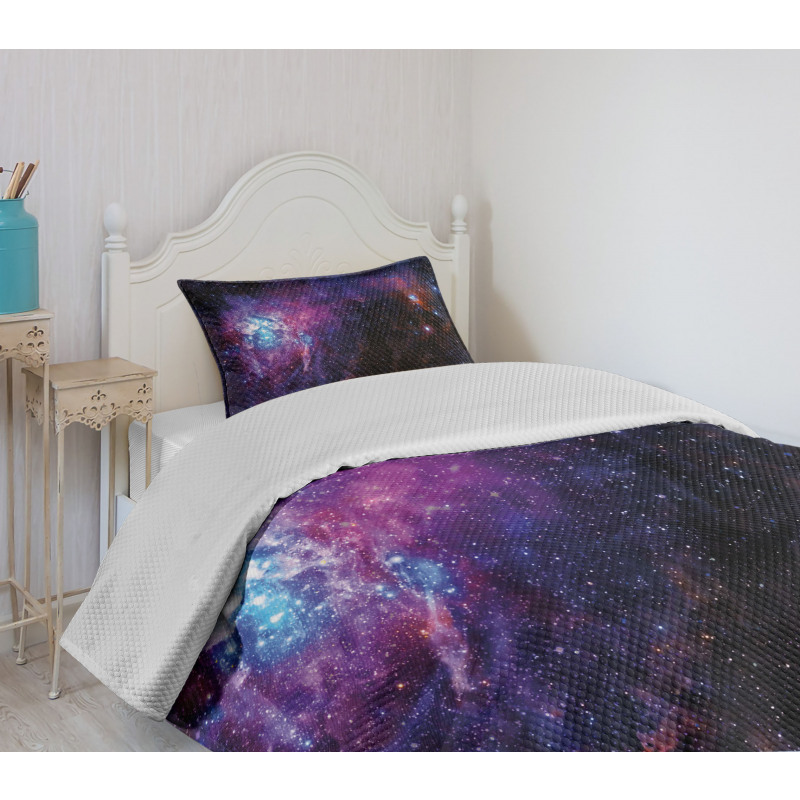 Mother Baby Nebula View Bedspread Set