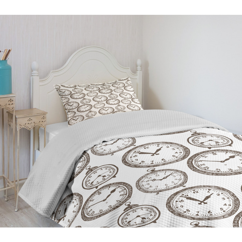 Pocket Wath with Number Bedspread Set