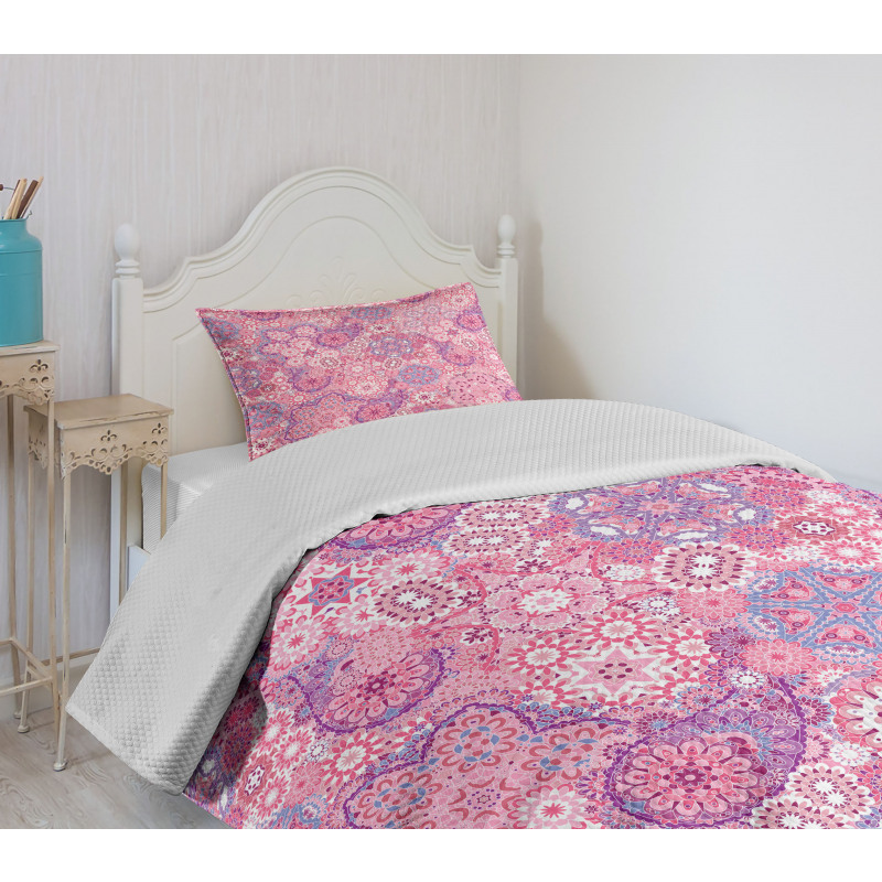 Flower Folklore Bedspread Set