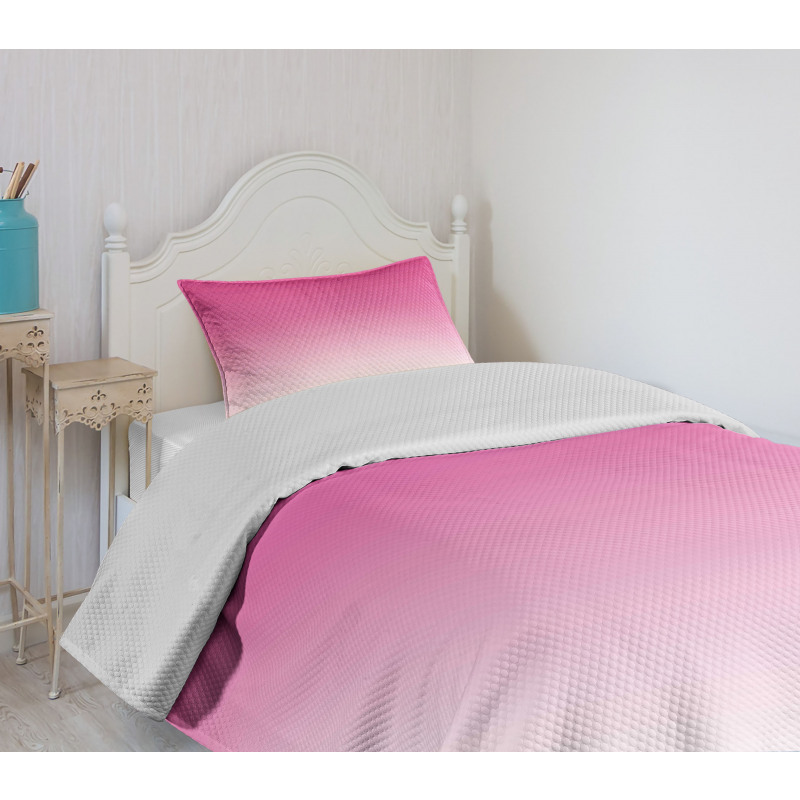 Digital Hot Pink Design Bedspread Set