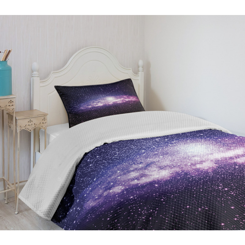 Nebula Cloud Milky Way Bedspread Set