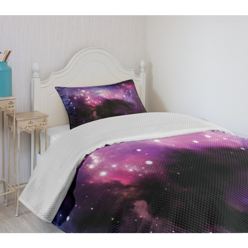 Nebula Cosmos Image Bedspread Set