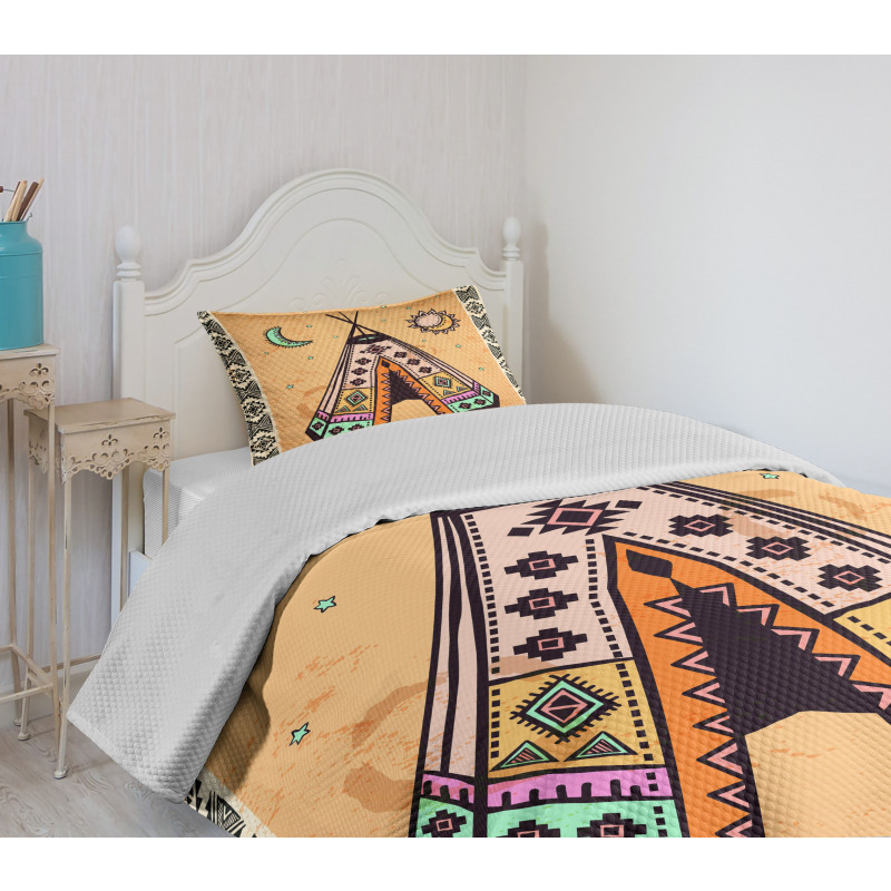 Native Bohemian Signs Bedspread Set