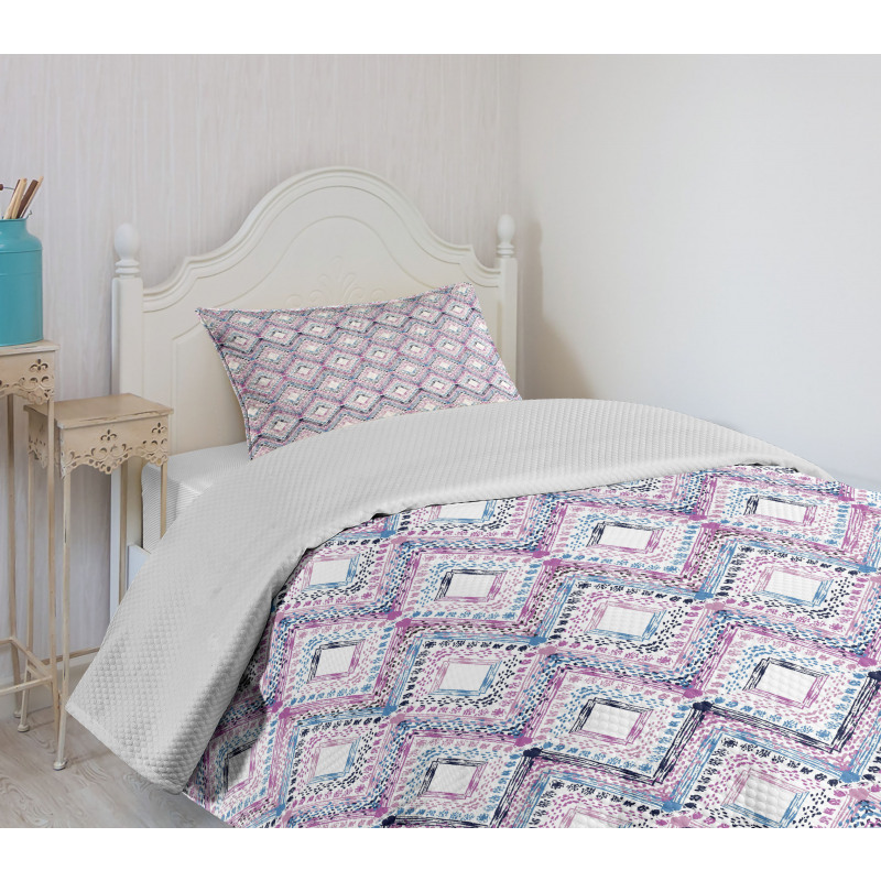 Abstract Tribal Pattern Bedspread Set