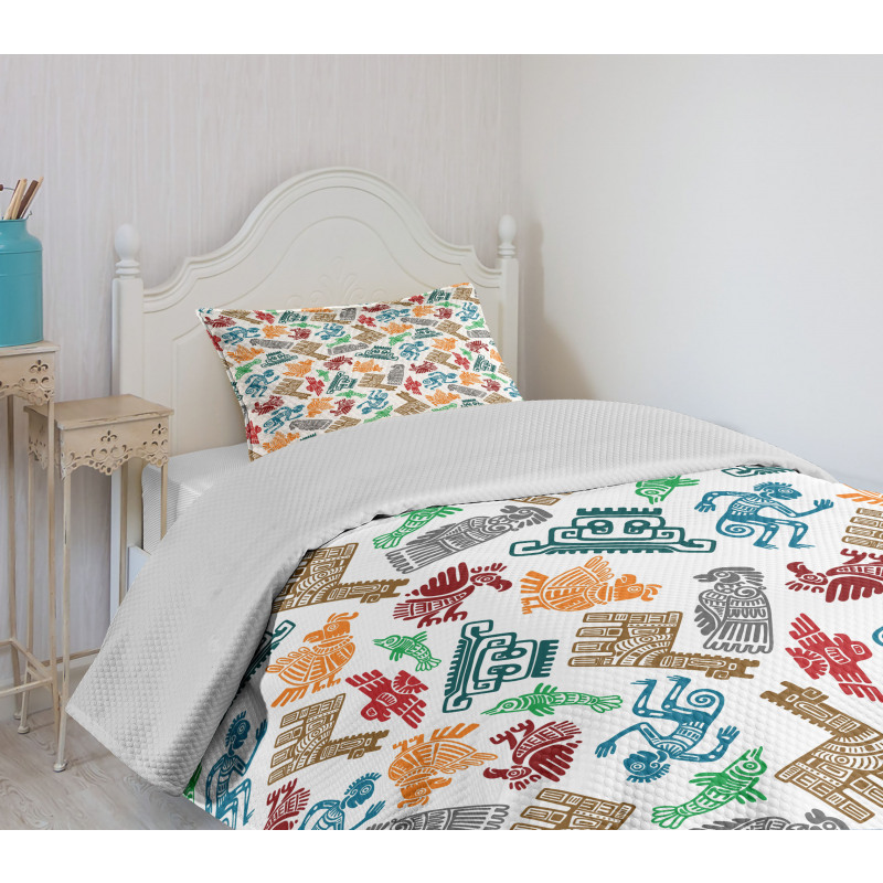 Mayan and Aztec Bedspread Set