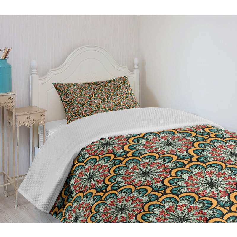 Moroccan Wave Bedspread Set