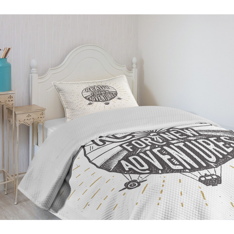 Motivational Adventure Bedspread Set