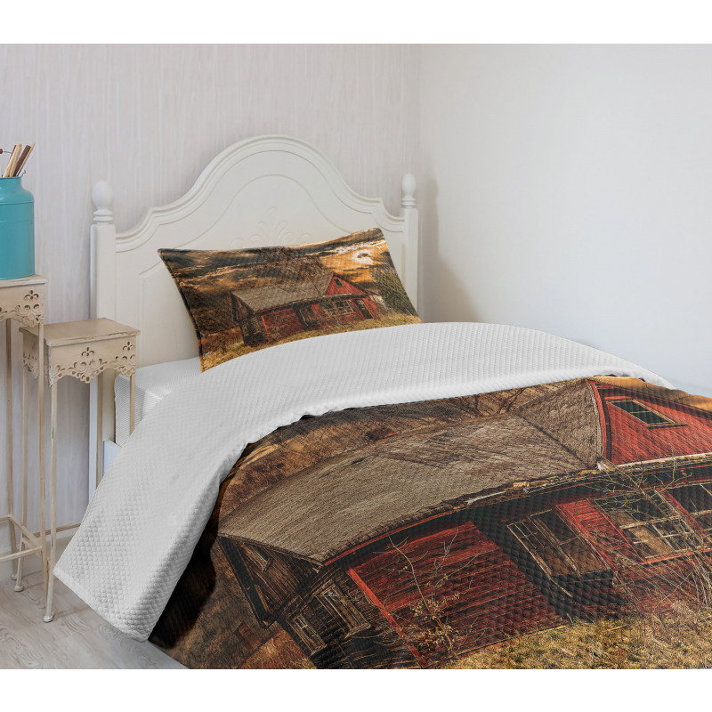 Horror Movie Theme Bedspread Set