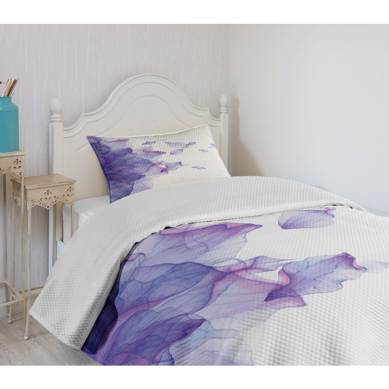 Abstract Modern Water Bedspread Set