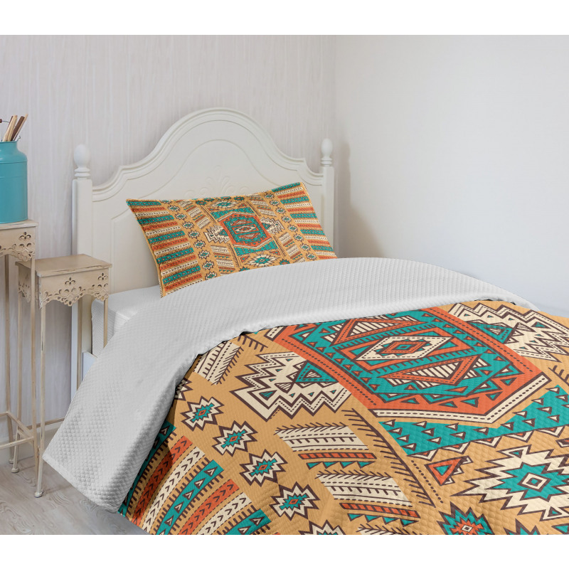 Bohemian Pattern Bedspread Set