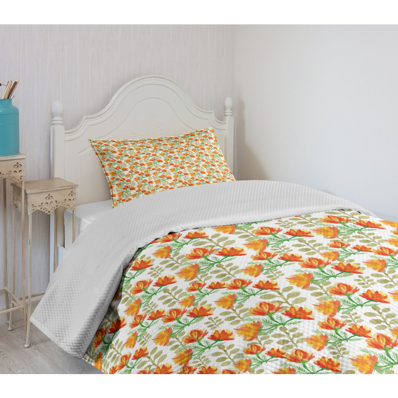 Garden Spring Branches Bedspread Set