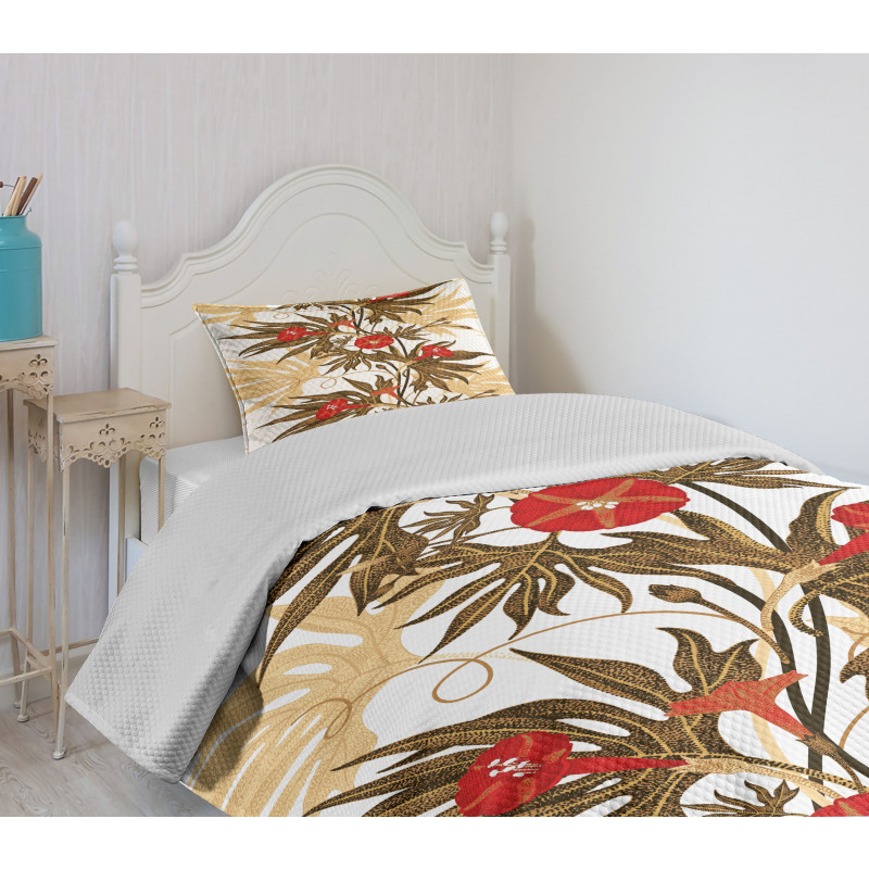 Exotic Climbing Ivy Bedspread Set