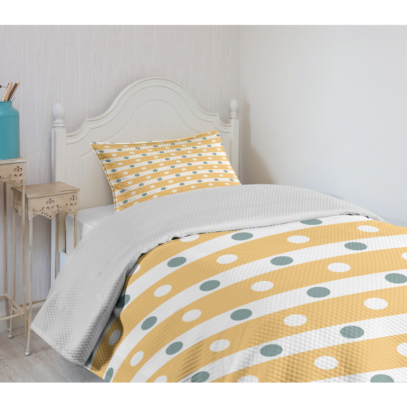 Stripes Dots Bedspread Set