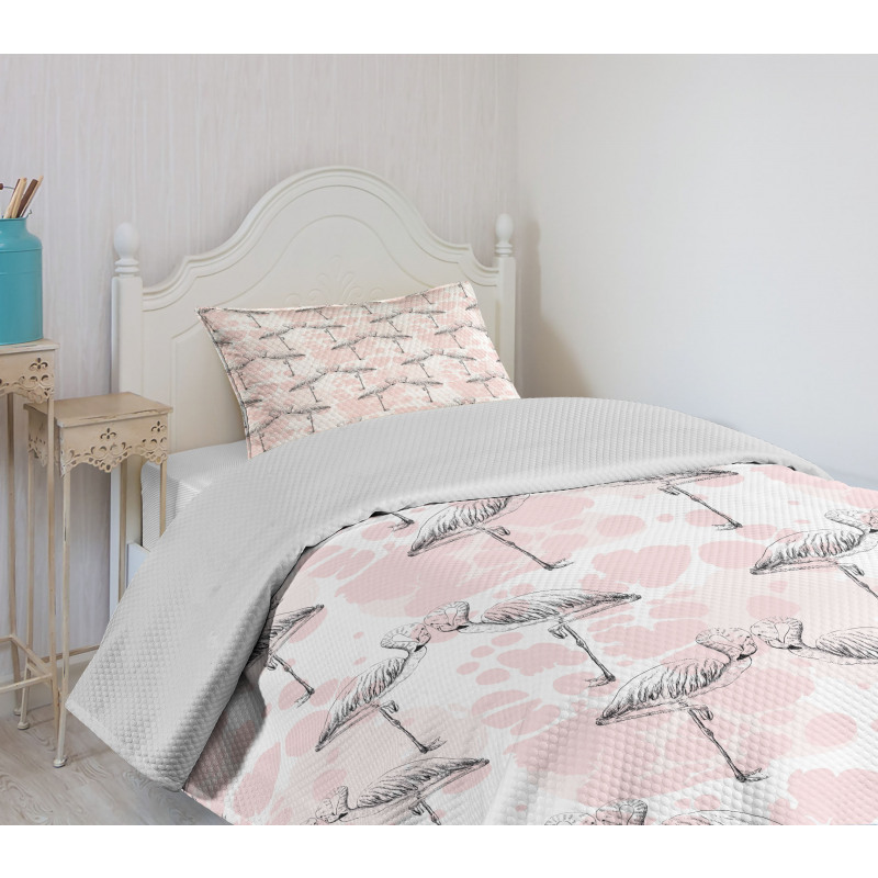 Hearts Love Valentines Bedspread Set