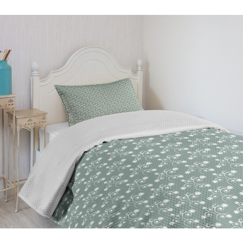 Tulip Twigs Buds Bedspread Set