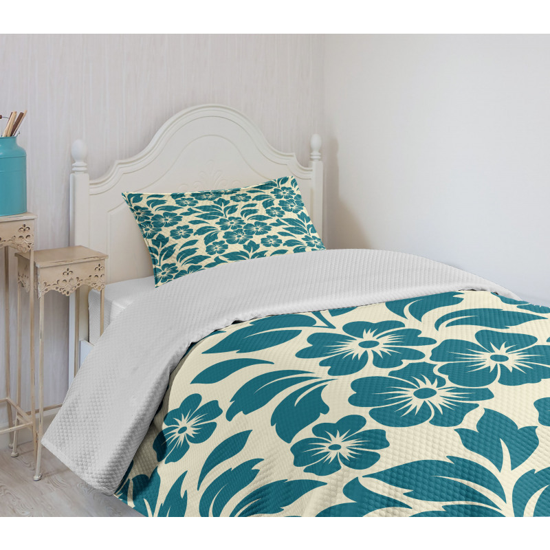 Flower Bloom Spring Bedspread Set