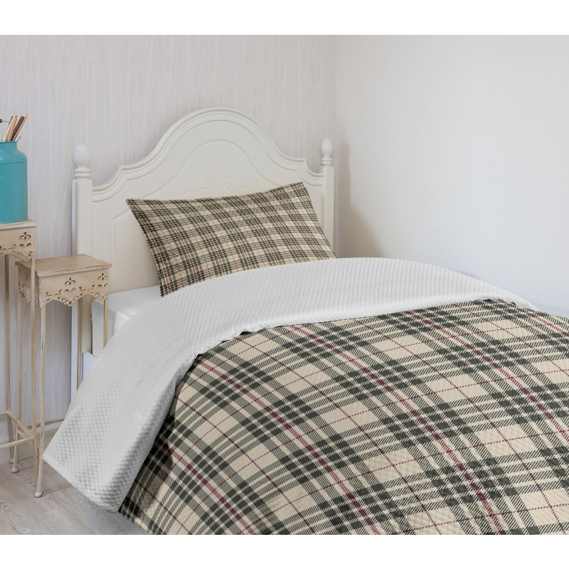 Tartan British Heraldry Bedspread Set