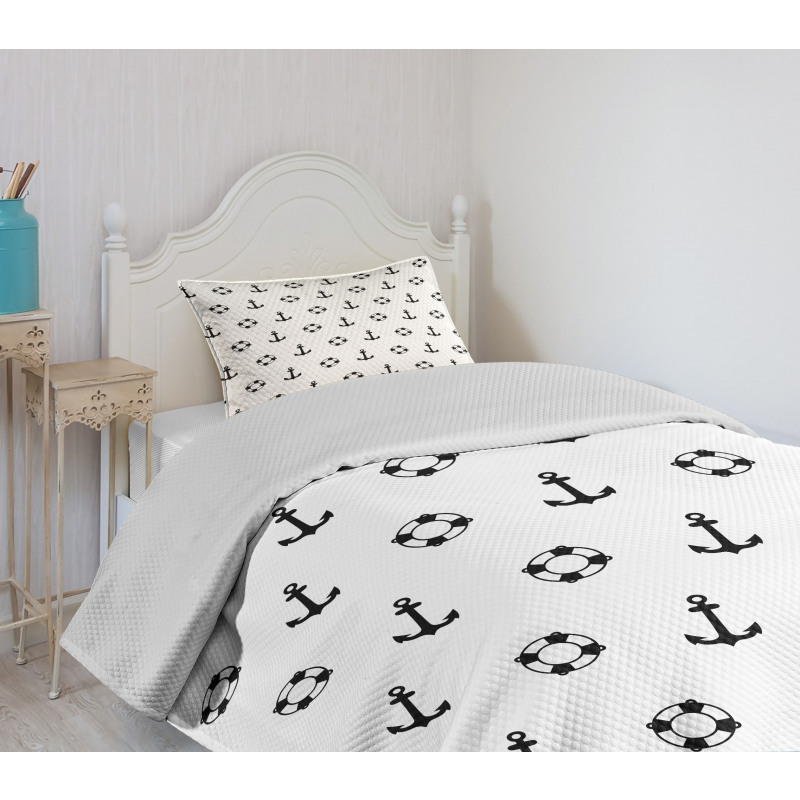 Anchors and Lifebuoys Bedspread Set