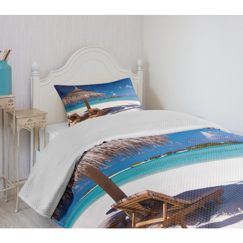 Island Caribbean Sealife Bedspread Set