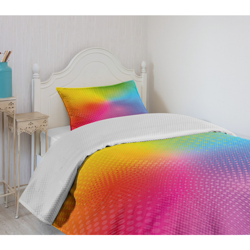 Vibrant Radiant Colors Bedspread Set