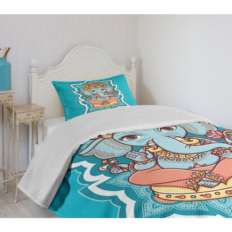 Asian Mandala Bedspread Set