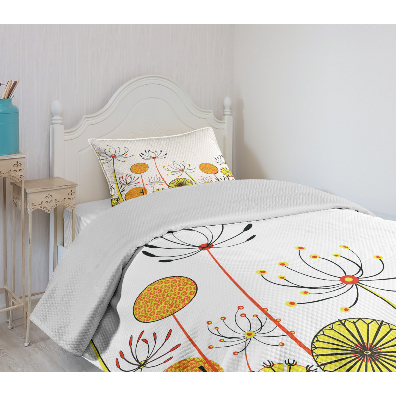 Umbelifers Petals Bedspread Set