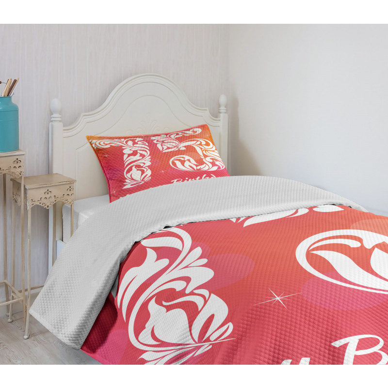 75 Swirls Bedspread Set