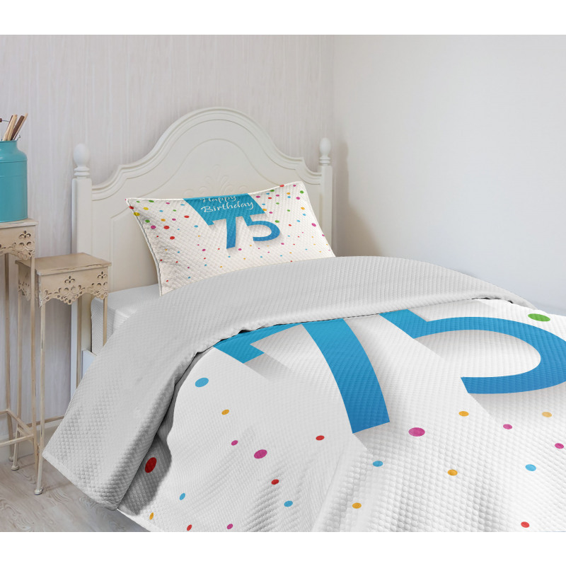 Rain with Polka Dots Bedspread Set