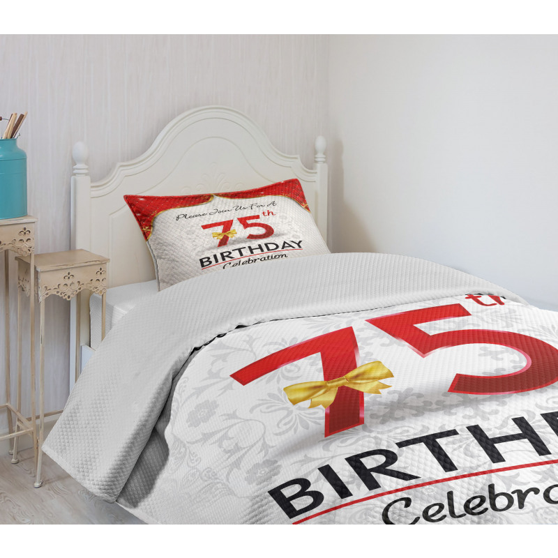 Royal Birthday Party Bedspread Set