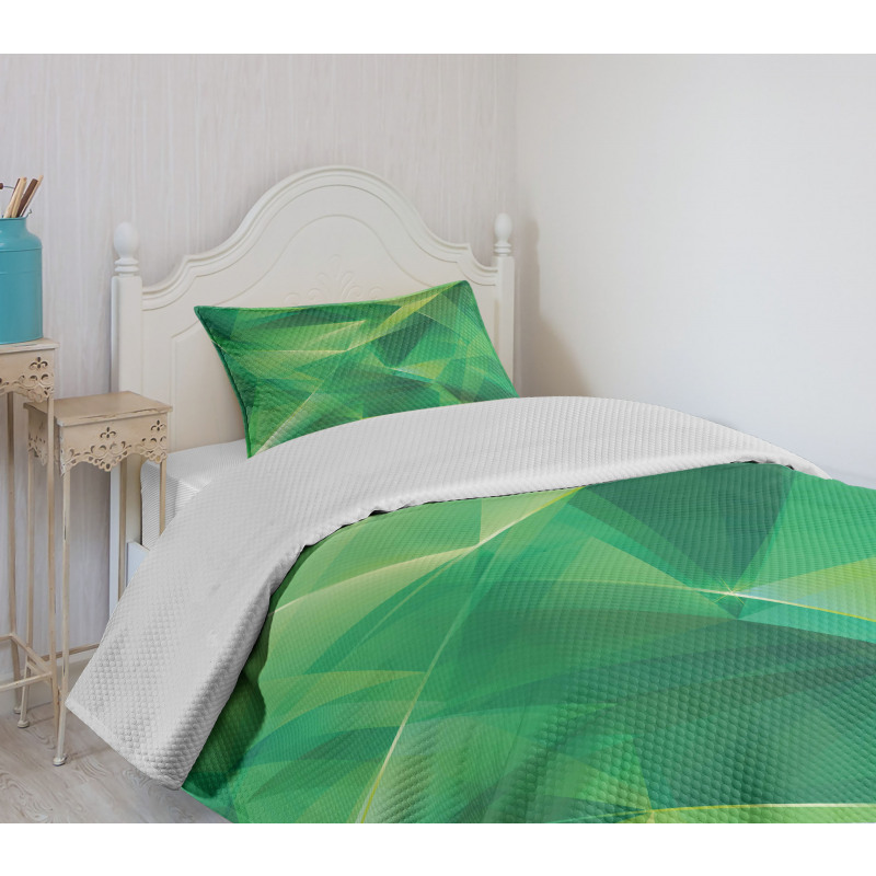 Geometric Crystal Bedspread Set