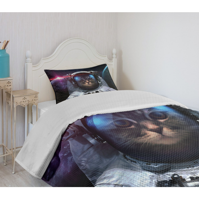 Galaxy Cosmos Nebula Bedspread Set