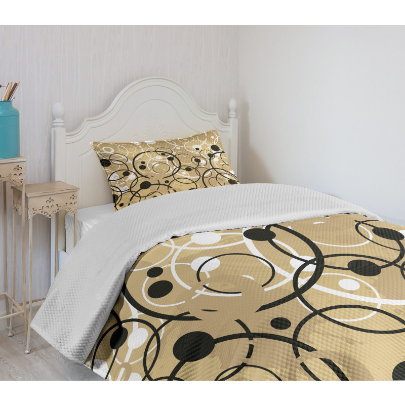 Funky Grungy Retro Bedspread Set