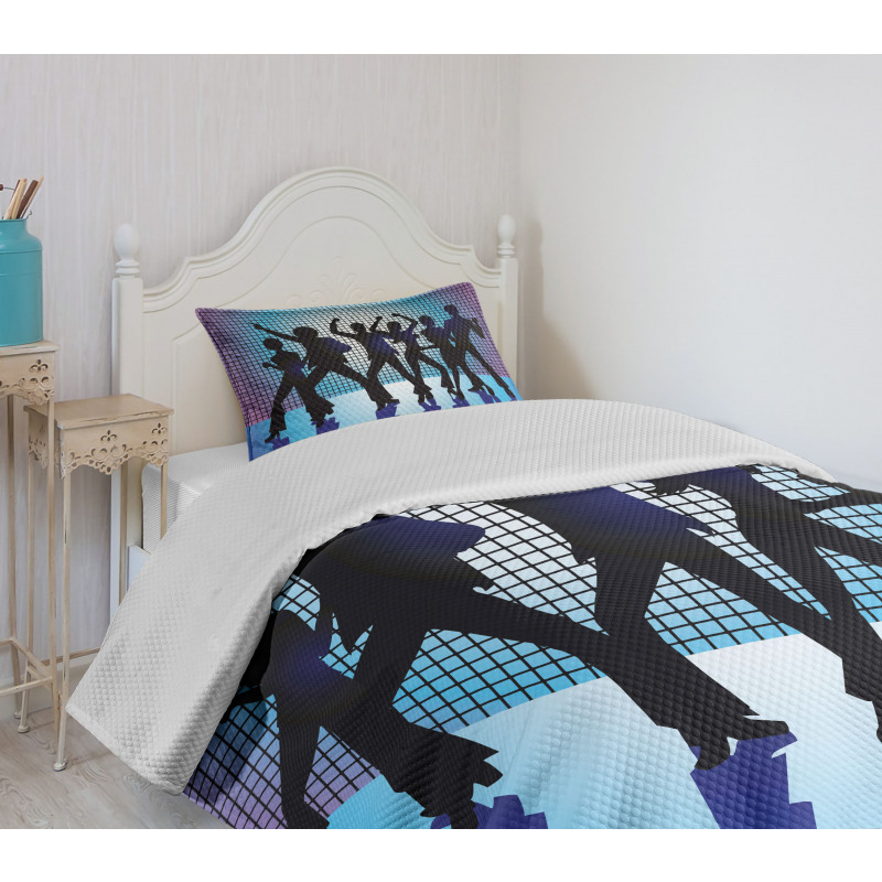 Dancing Night Club Bedspread Set